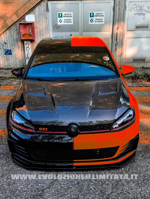 cofano carbonio golf 7 gti r